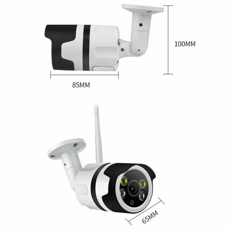 4MP outdoor dual light source wifi smart HD waterproof IP66 camera